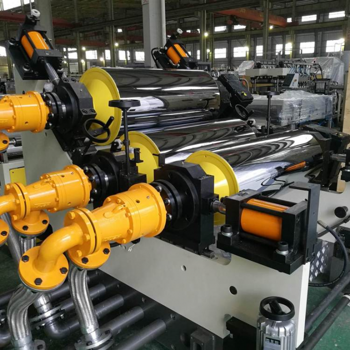 XLG-1100 ×2000 Three-roller calender machine front view