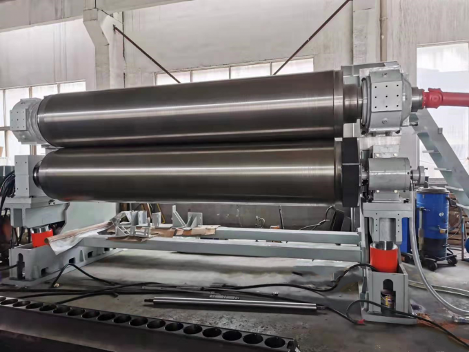 XLG-1100 ×2000 Three-roller calender machine side view